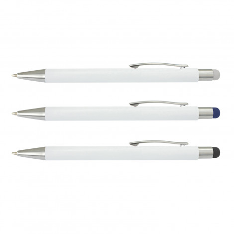 Lancer Stylus Pen - White Barrel