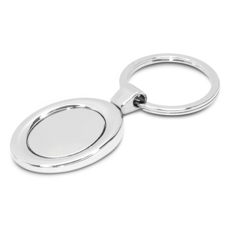 Oval Metal Key Ring - Image 2
