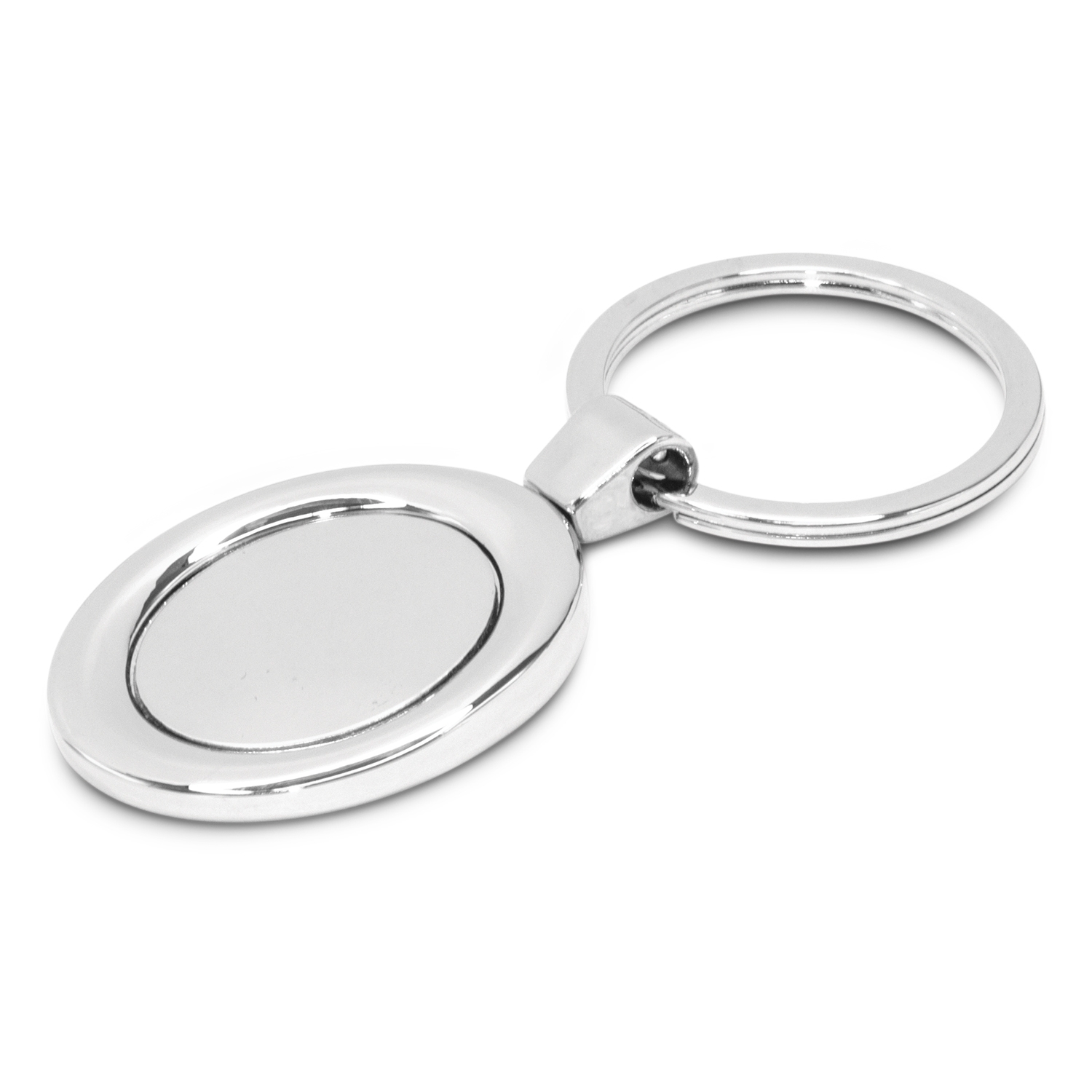 Oval Metal Key Ring - Image 2