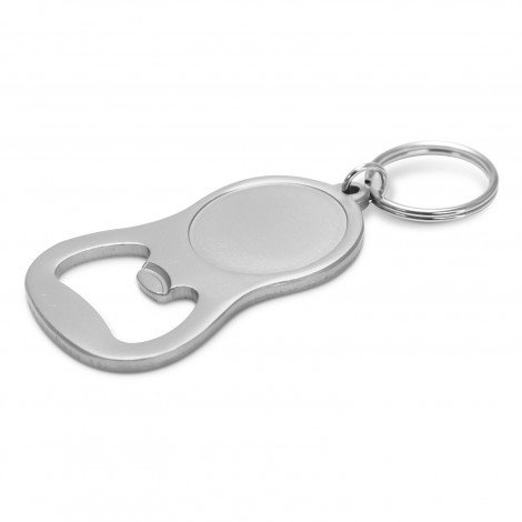 Chevron Bottle Opener Key Ring - Image 2