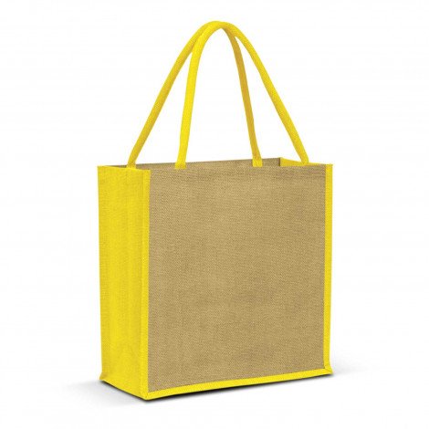 Monza Jute Tote Bag - Image 4