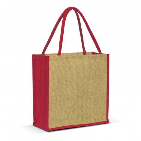 Monza Jute Tote Bag - Image 7