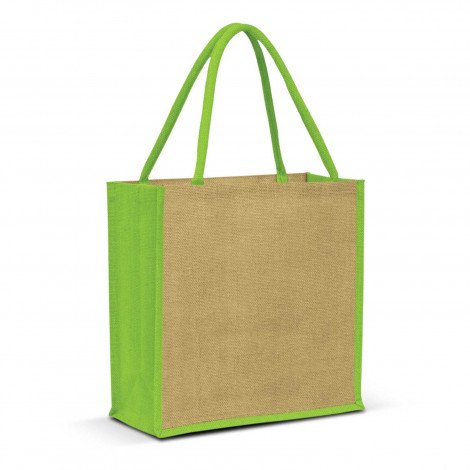 Monza Jute Tote Bag - Image 8