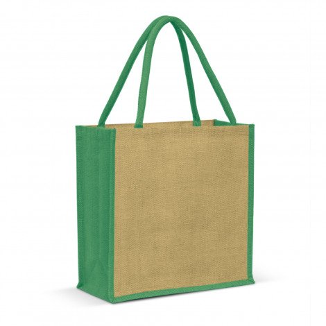 Monza Jute Tote Bag - Image 9