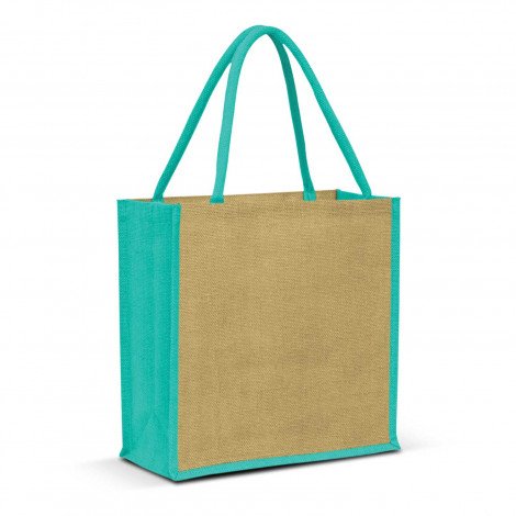 Monza Jute Tote Bag - Image 10