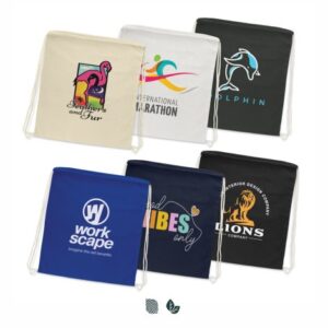 Cotton Drawstring Backpack