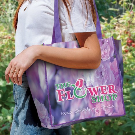 Rome Cotton Tote Bag - Image 3