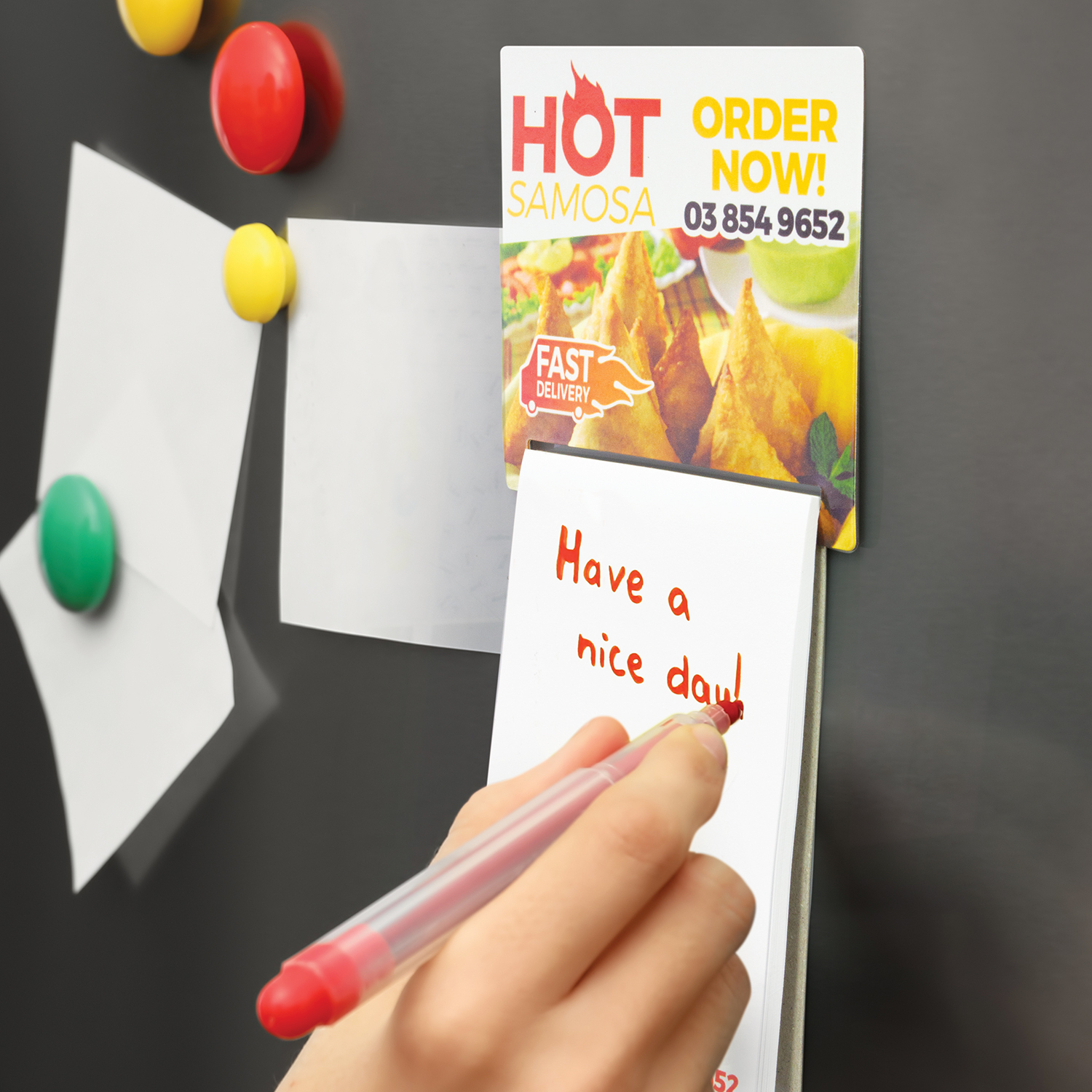 Magnetic Memo Pad A7 - Full Colour - Image 3