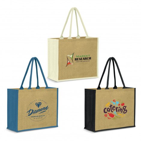 Modena Jute Tote Bag - Image 2