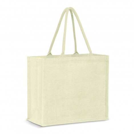 Modena Jute Tote Bag - Colour Match - Image 3