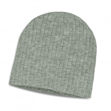 Nebraska Heather Cable Knit Beanie - Image 3