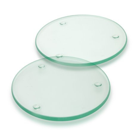 Venice Glass Coaster - Set of 2 - Round - Image 2