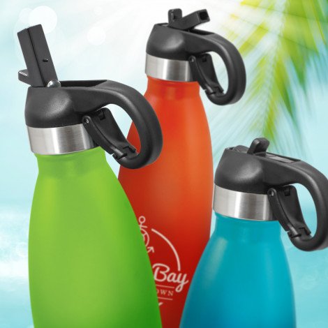 Mirage Powder Coated Vacuum Bottle - Flip Lid - Image 29