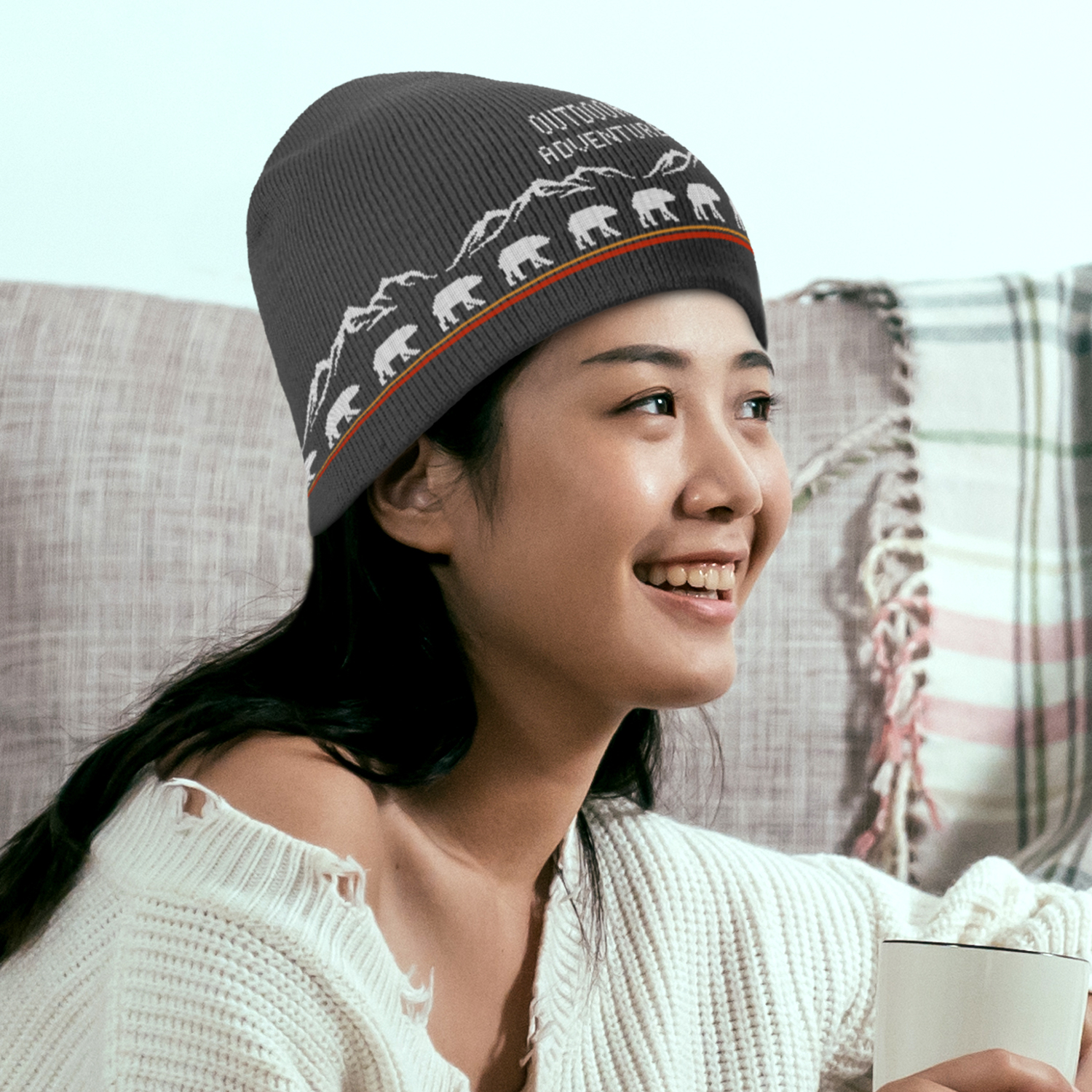 Juneau Custom Knitted Beanie - Image 2