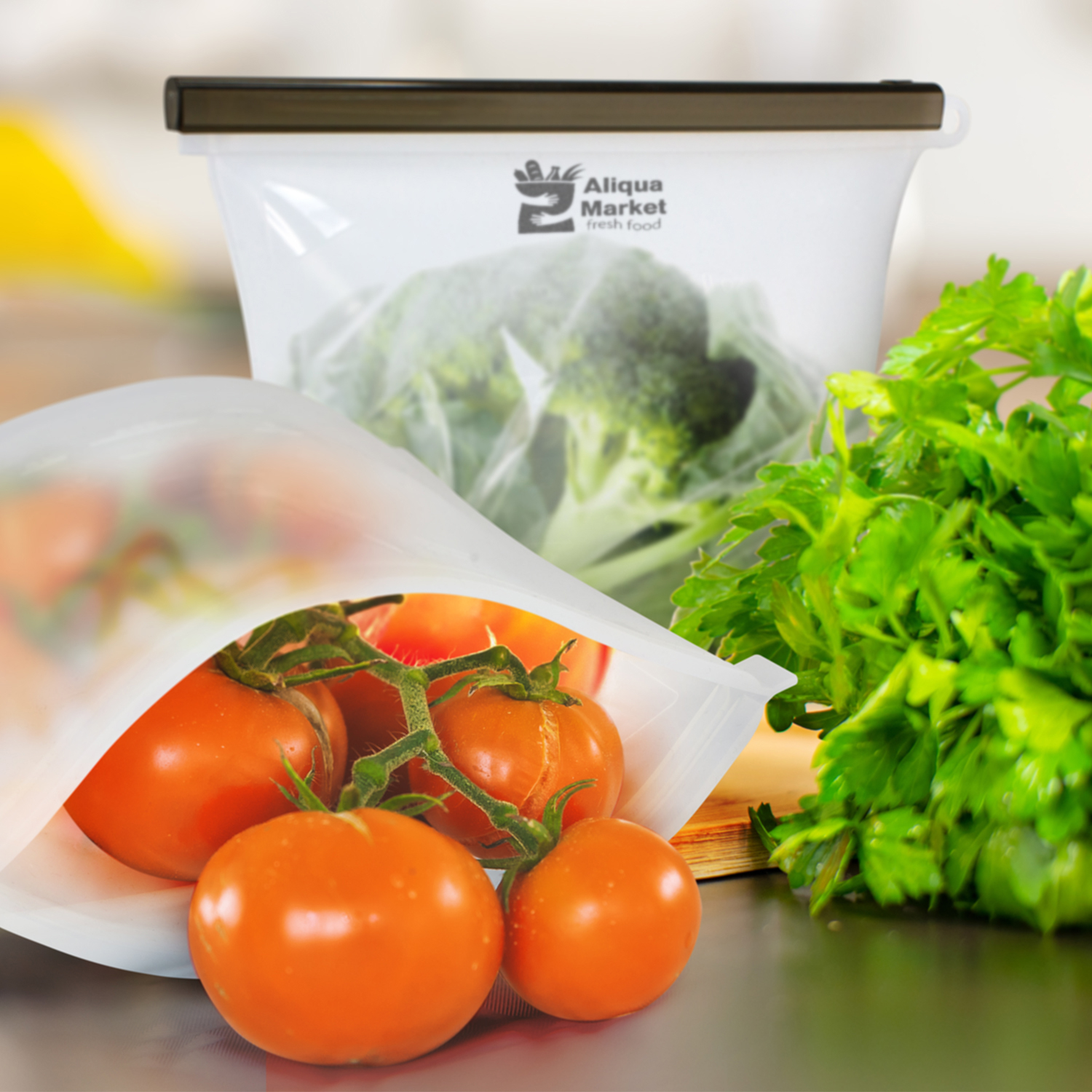 Silicone Reusable Storage Pouch - Image 3