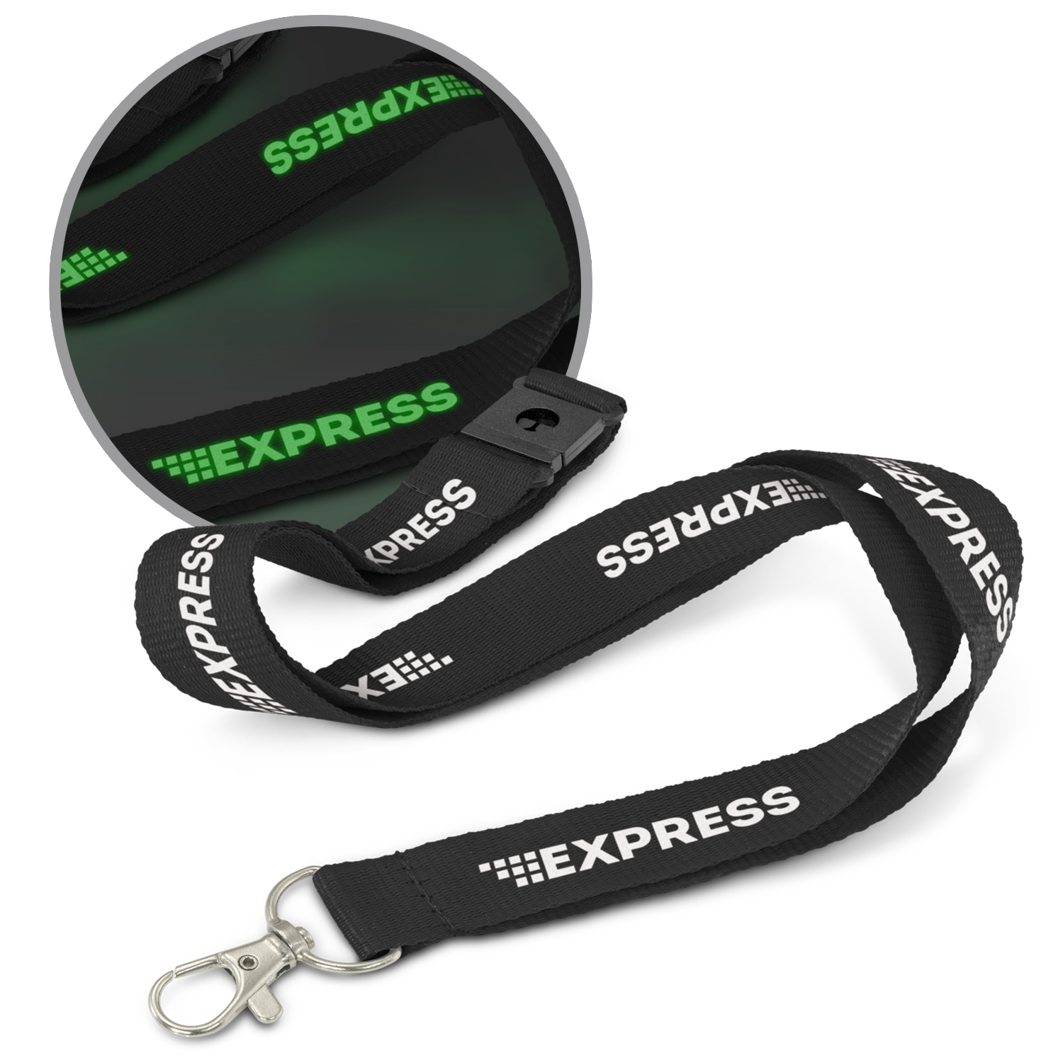 Glow in the Dark Logo Lanyard - Image 17