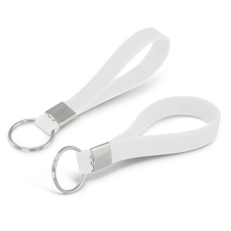 Silicone Key Ring - Debossed - Image 2