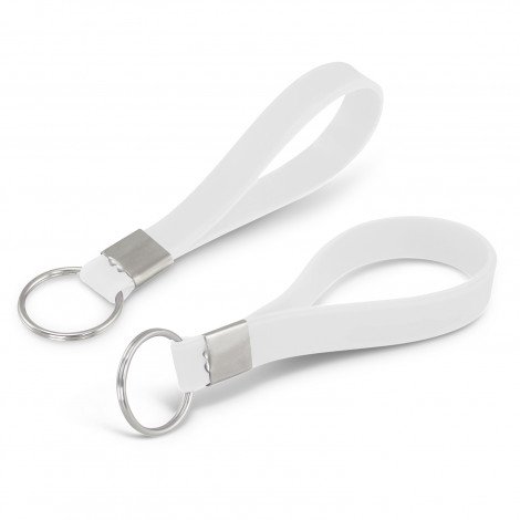 Silicone Key Ring - Debossed - Image 2