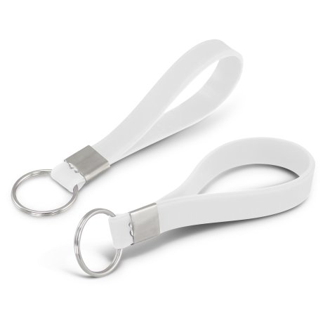 Silicone Key Ring - Debossed - Image 3