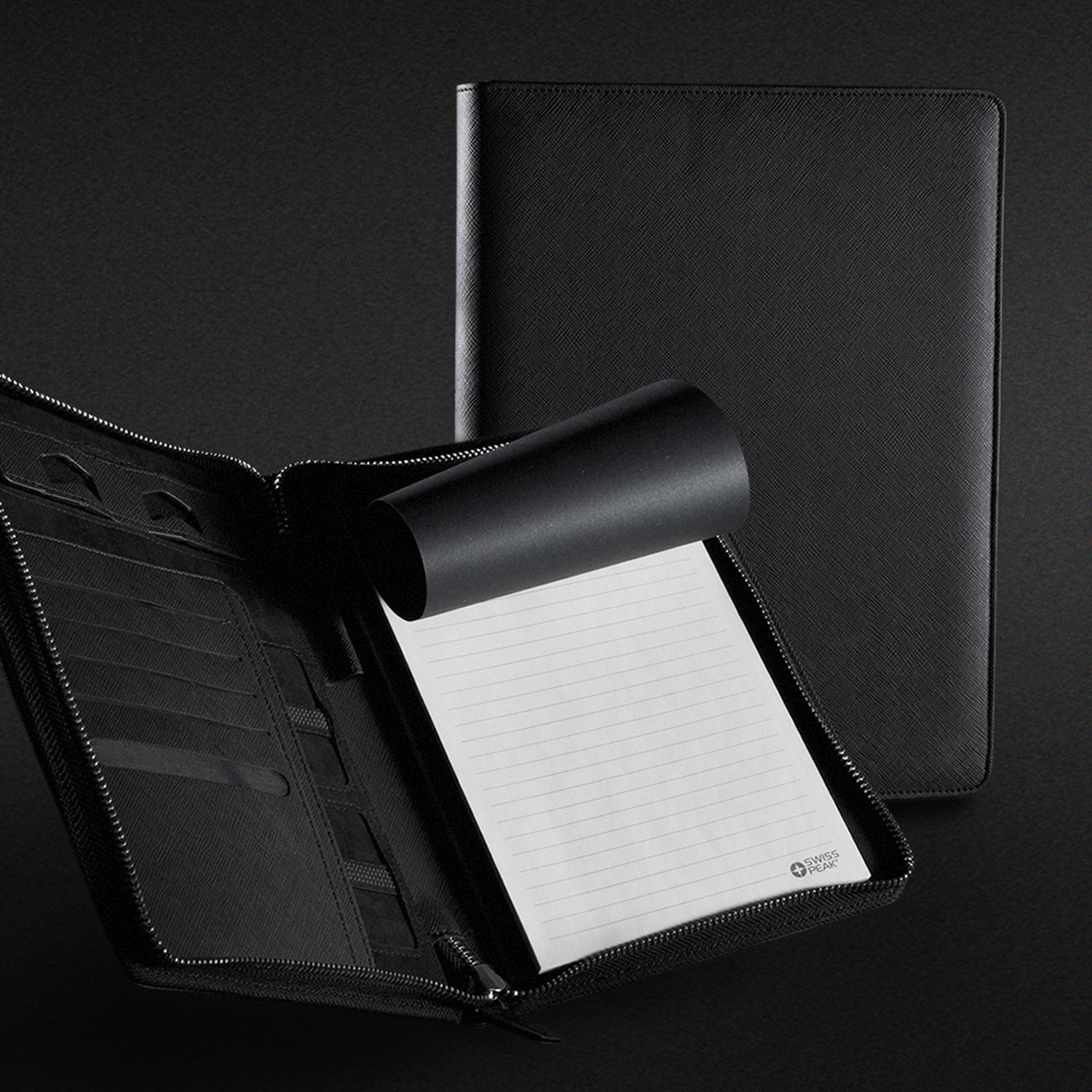 Swiss Peak Heritage A5 Portfolio with Zipper - Image 5