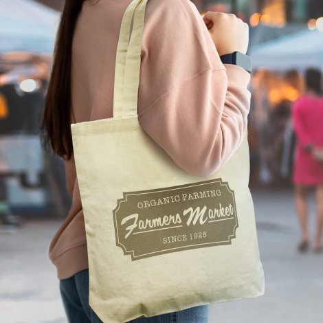 Liberty Cotton Tote Bag - Image 4