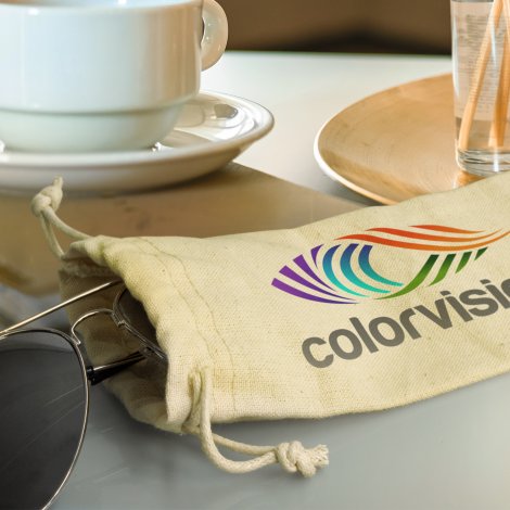 Cotton Sunglass Pouch - Image 4