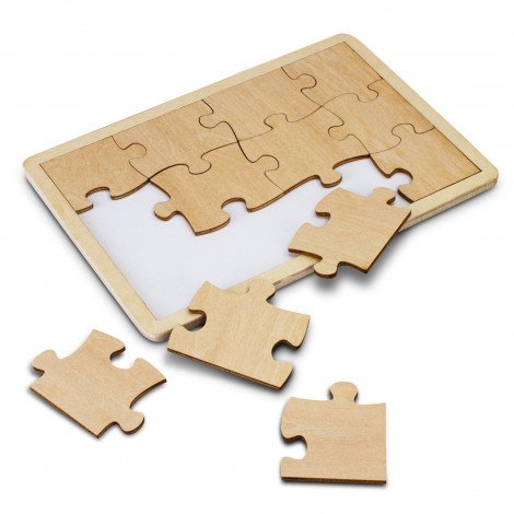 Wooden 12 Piece Puzzle - Image 3