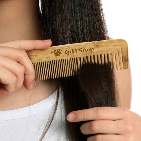 Bamboo Hair Comb - Image 4