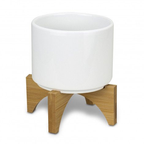 Planter with Bamboo Base - Image 2
