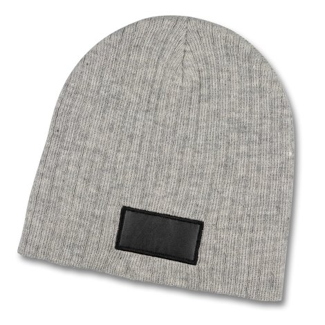 Nebraska Heather Cable Knit Beanie With Patch - Image 5