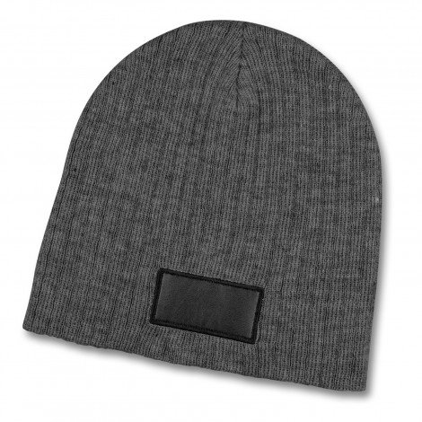 Nebraska Heather Cable Knit Beanie With Patch - Image 6