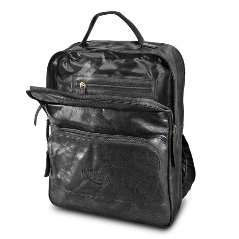 Pierre Cardin Leather Backpack - Image 3