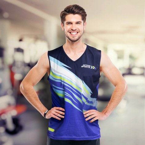 Custom Mens Performance Singlet - Image 4