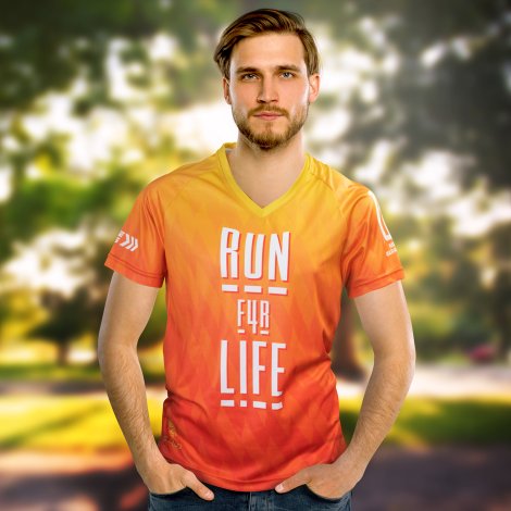 Custom Mens Performance V-Neck T-Shirt - Image 4