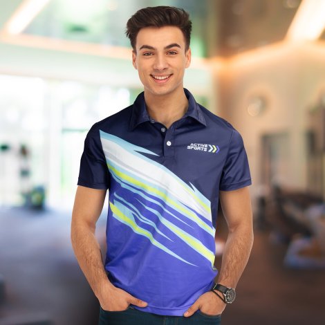 Custom Mens Sports Polo - Image 4