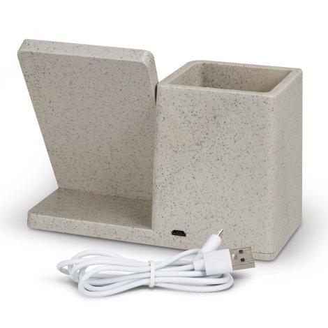 NATURA Oaken Wireless Charger Desk Caddy - Image 3