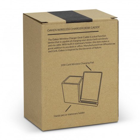 NATURA Oaken Wireless Charger Desk Caddy - Image 5