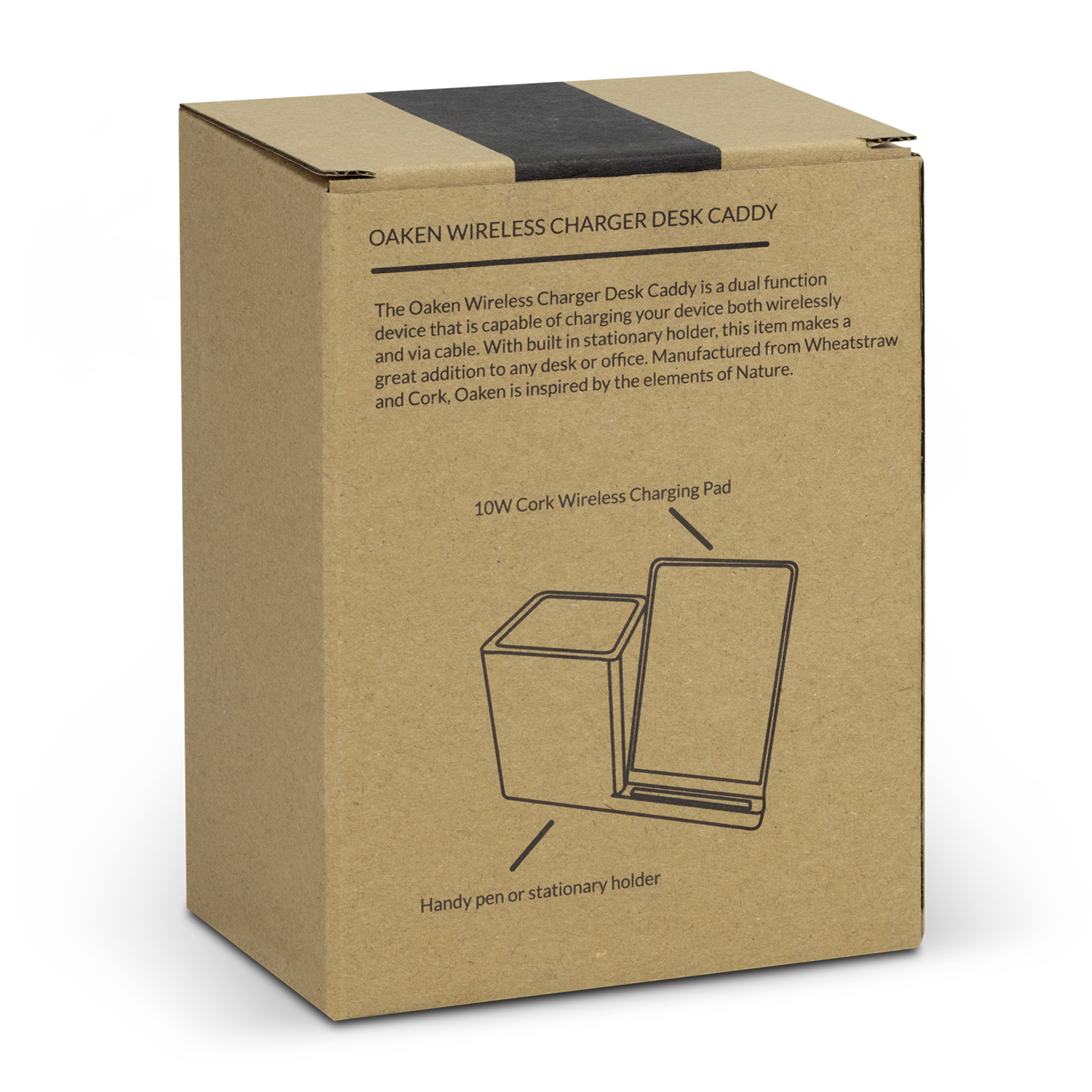 NATURA Oaken Wireless Charger Desk Caddy - Image 5