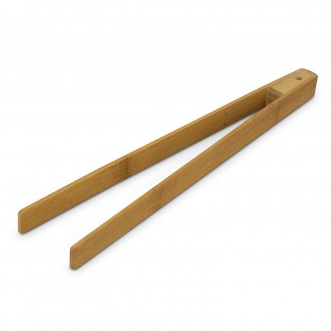 NATURA Bamboo Serving Tongs - Image 3