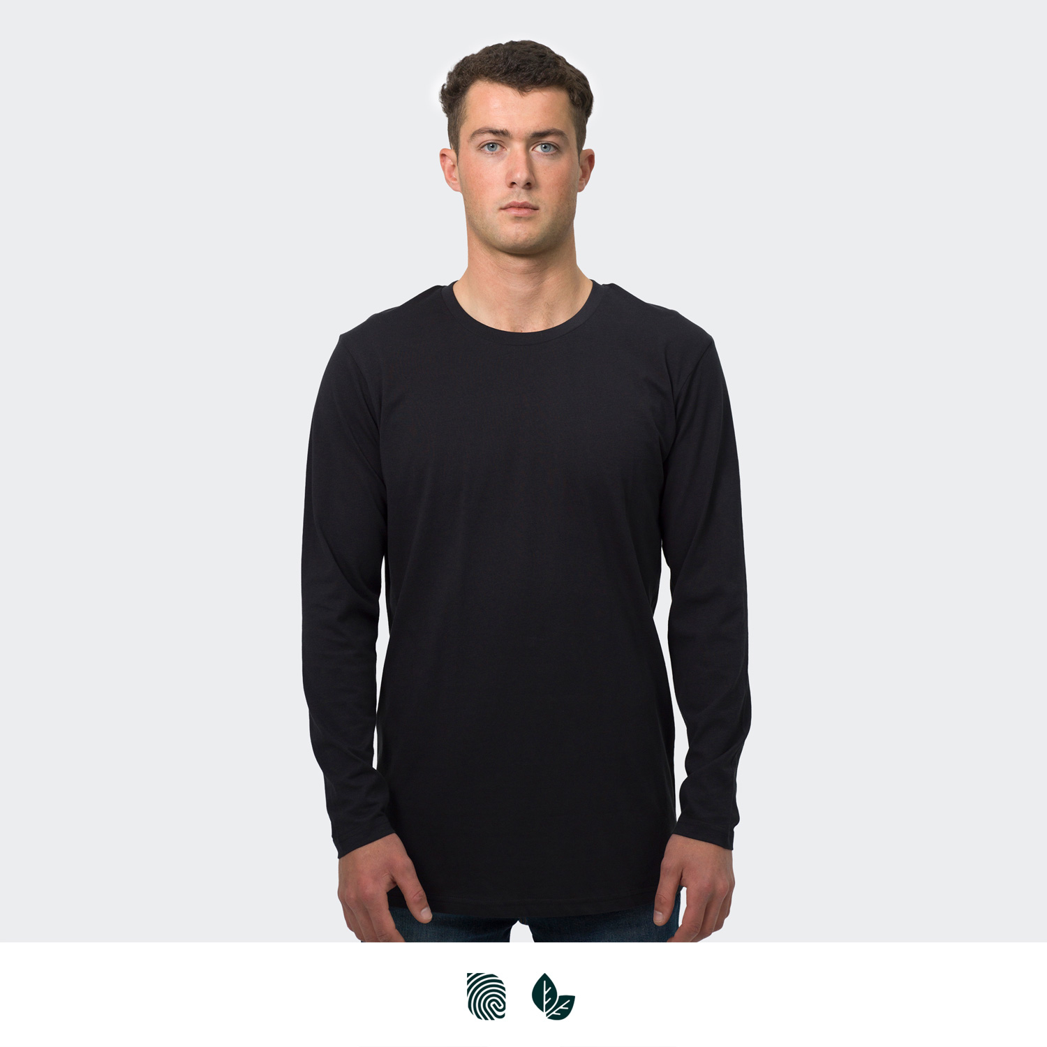 TRENDSWEAR Harlow Men's Long Sleeve Crew - Image 2