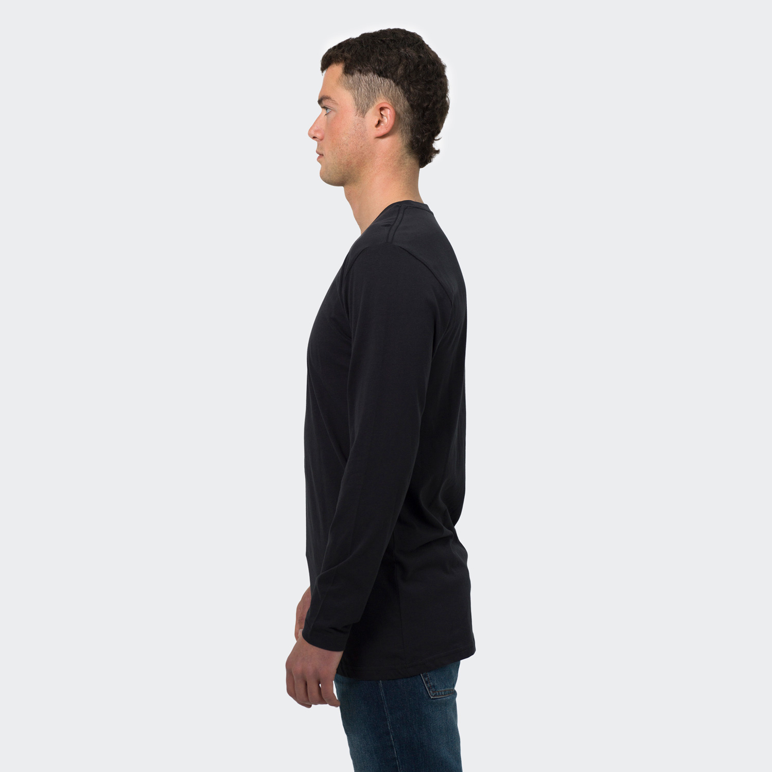 TRENDSWEAR Harlow Men's Long Sleeve Crew - Image 3