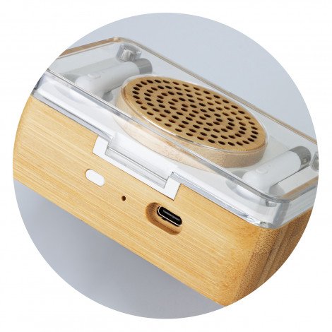 Bamboo Wireless Speaker & Earbud Set - Image 5