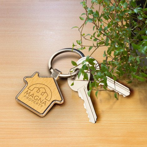 Santo House Shaped Key Ring - Image 8
