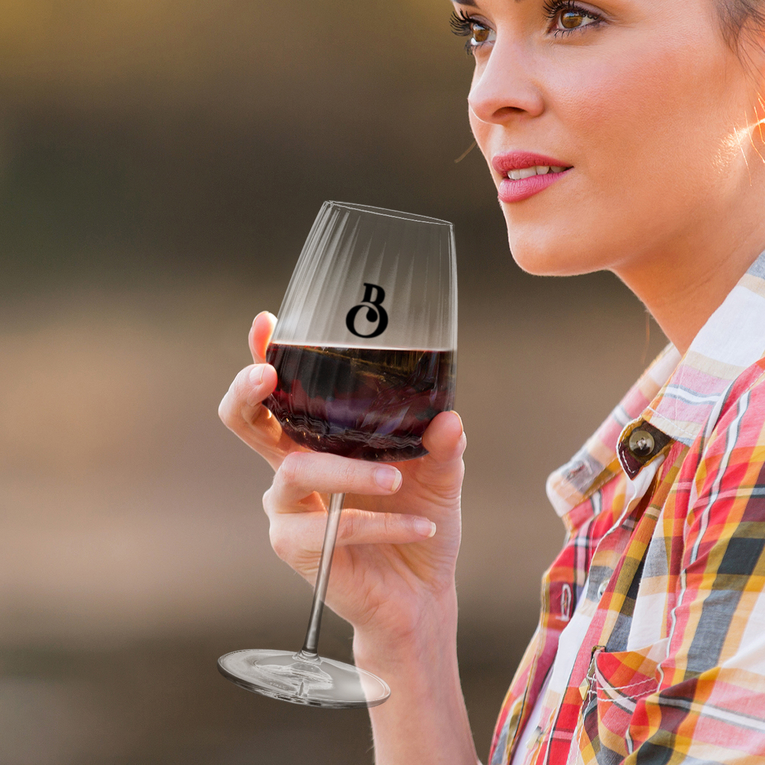 Luigi Bormioli Optica Chardonnay Glass - Image 4