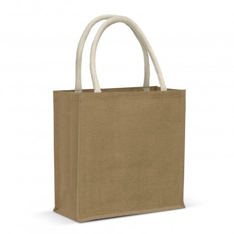 Monza Starch Jute Tote Bag - Image 3