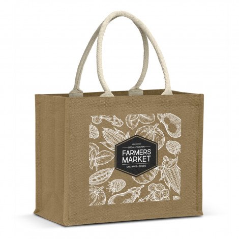 Torino Starch Jute Tote Bag - Image 2