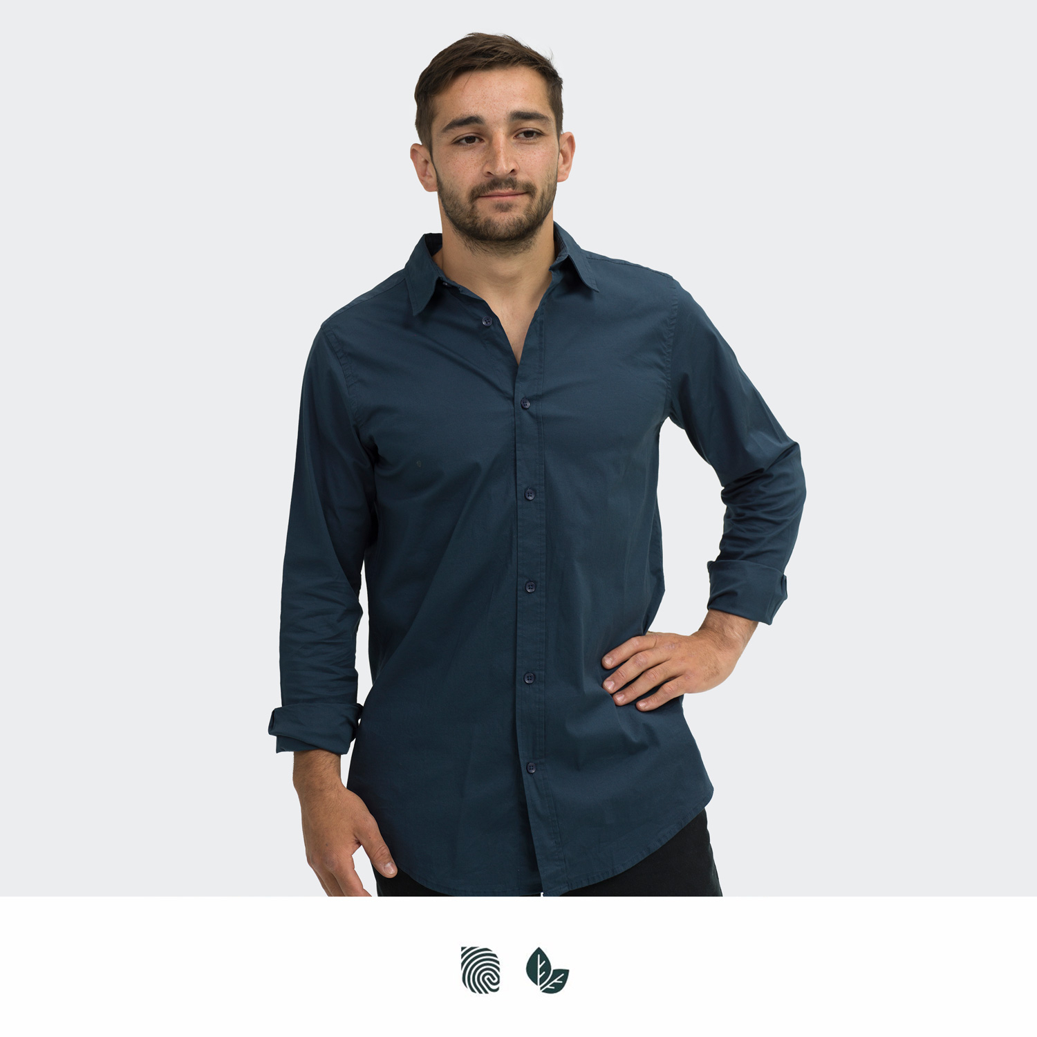 TRENDSWEAR Parker Men's Poplin Shirt - Image 2