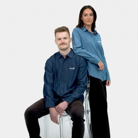 TRENDSWEAR Chester Women's Denim Shirt - Image 12