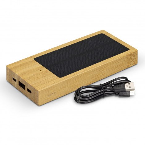 NATURA Bamboo Solar Power Bank - Image 3