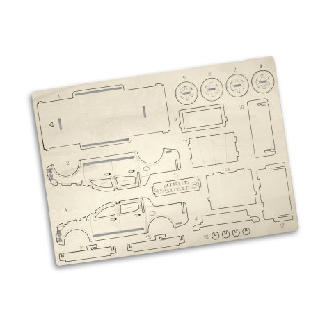 BRANDCRAFT UTE Wooden Model - Image 4